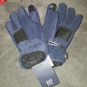 NWT Gap Kids Navy Fleece Smartphone Gloves…